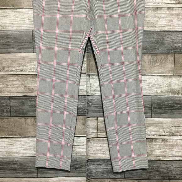 Gap Signature Skinny Ankle Plaid Pants Women’s 6 (Inseam 27) Stretch Mid Rise - Picture 6 of 11